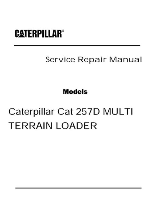 cat 257d troubleshooting code